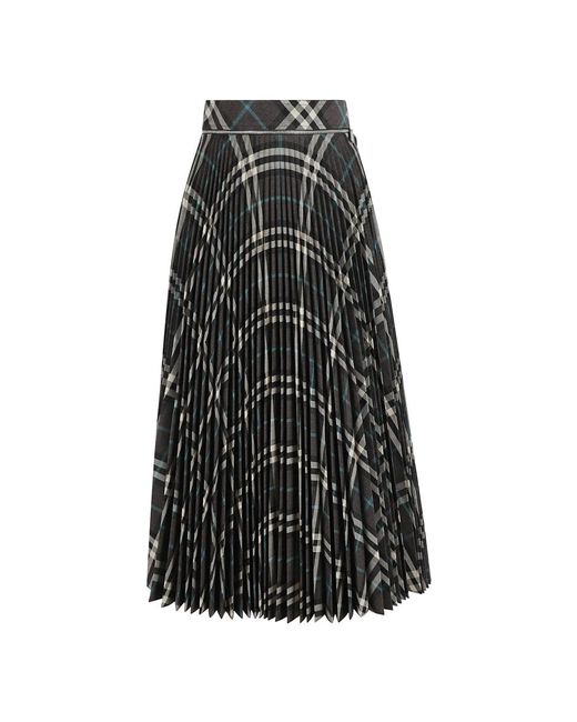 Burberry Black Maxi Skirts