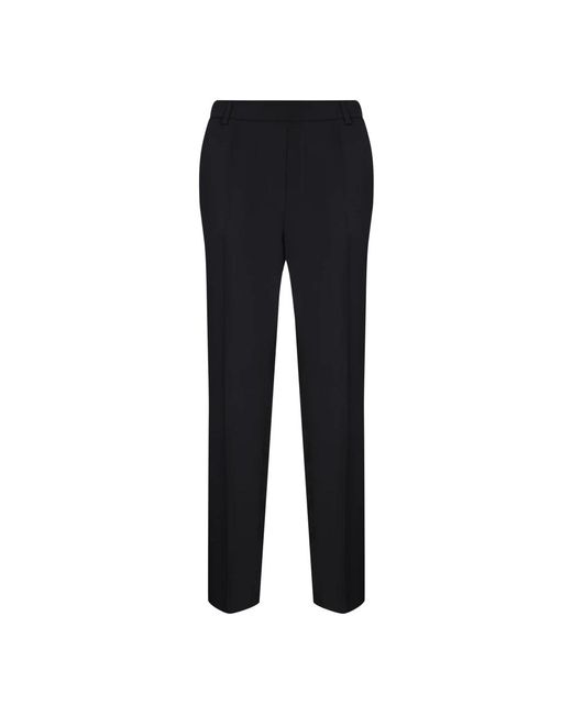 Trousers > slim-fit trousers Blanca Vita en coloris Black