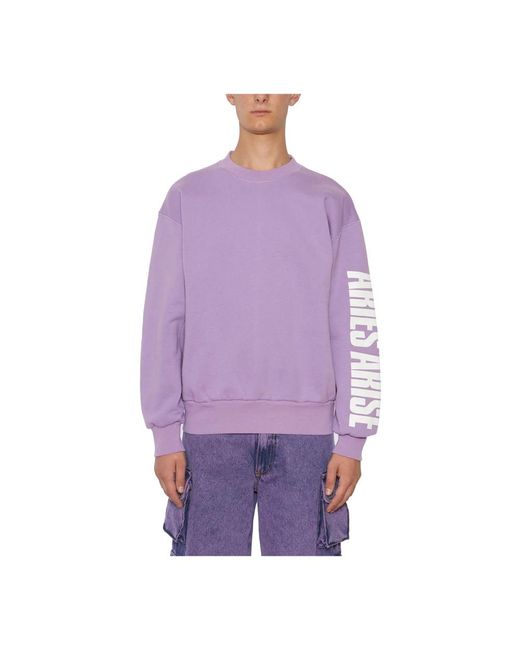 Sweatshirts di Aries in Purple da Uomo