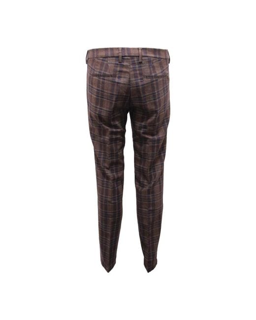 Michael Coal Gray Slim-Fit Trousers for men