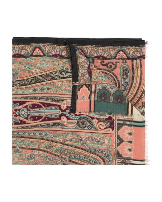 Etro Metallic Gemustertes Schal
