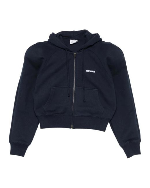 Vetements Blue Zip-Throughs