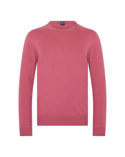 Fedeli Pink Cashmere Knitwear for men