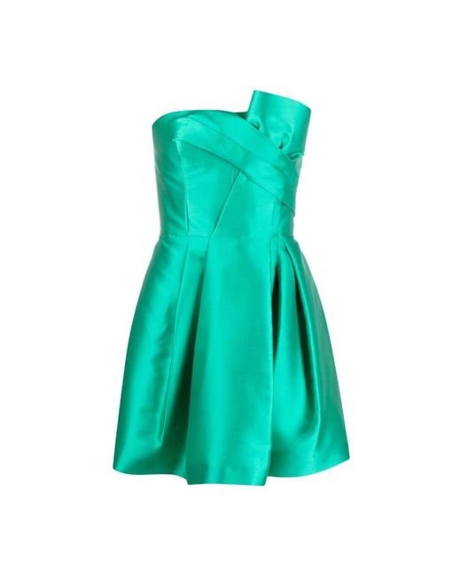 Alberta Ferretti Green Party Dresses