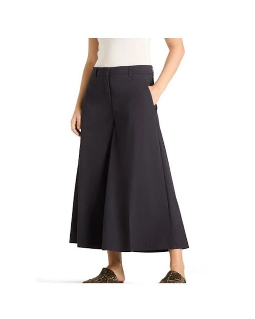 Cambio Blue Cropped Trousers