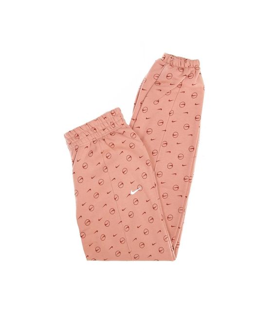 Training Trousers Nike de color Red
