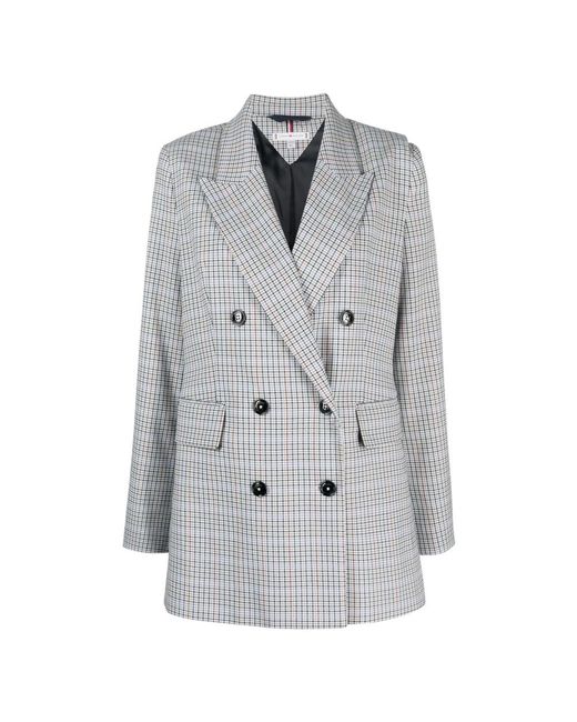 Tommy Hilfiger Gray Blazers