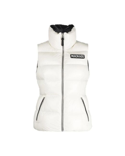 Mackage White Vests