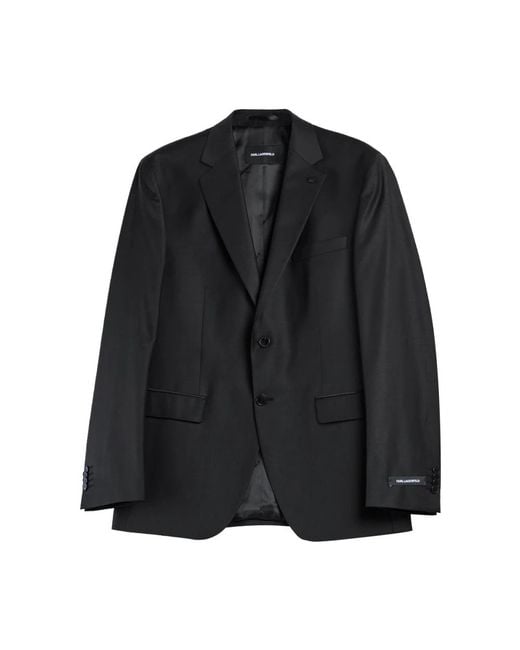 Karl Lagerfeld Black Formal Blazers for men