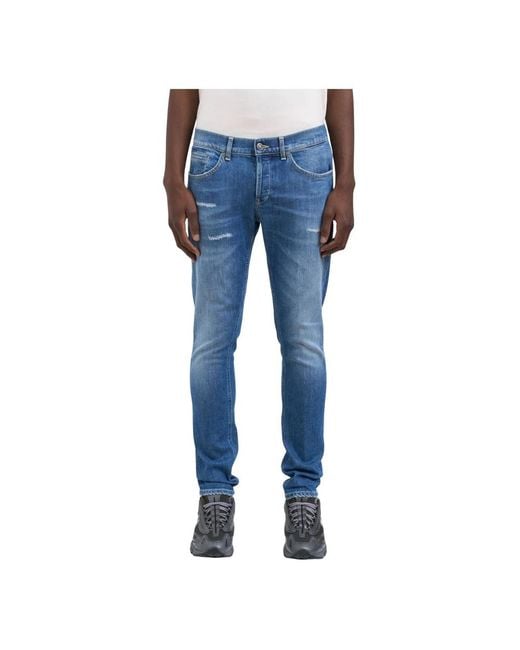 Dondup Blue Slim-Fit Jeans for men