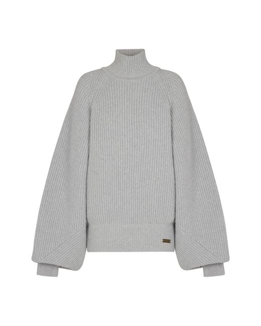 Turtlenecks Balmain de color Gray