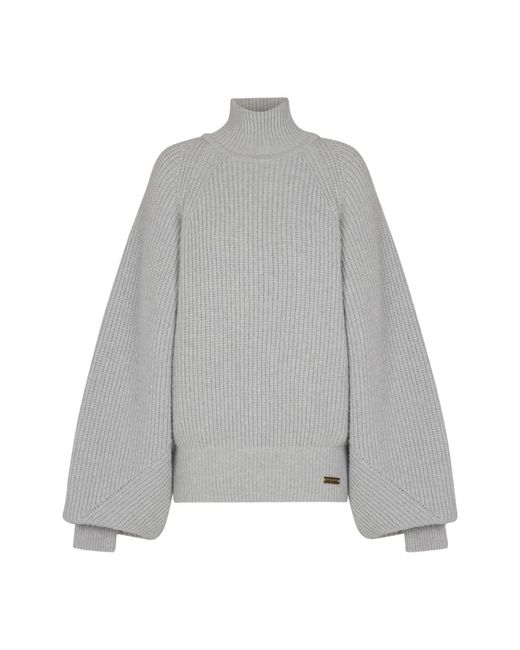 Turtlenecks Balmain de color Gray