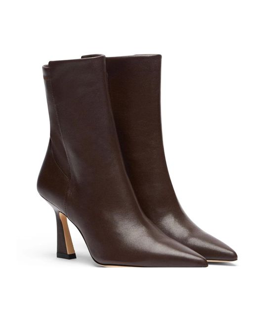 Stuart Weitzman Brown Heeled Boots