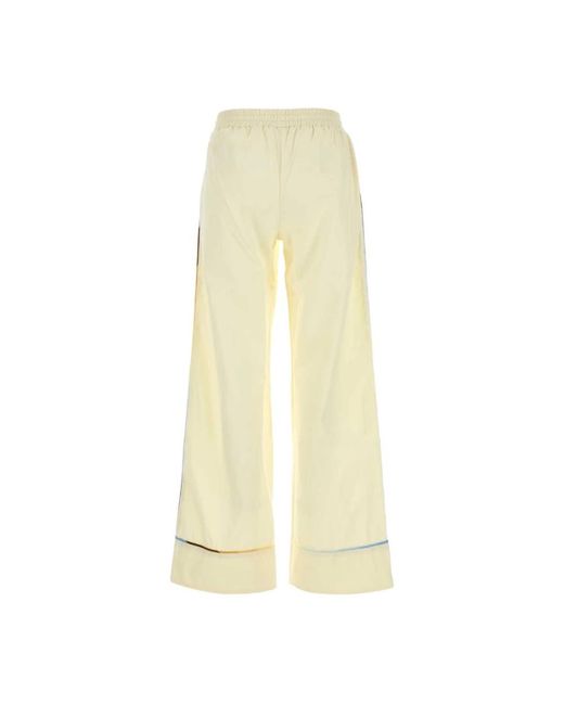 Amotea Yellow Wide Trousers