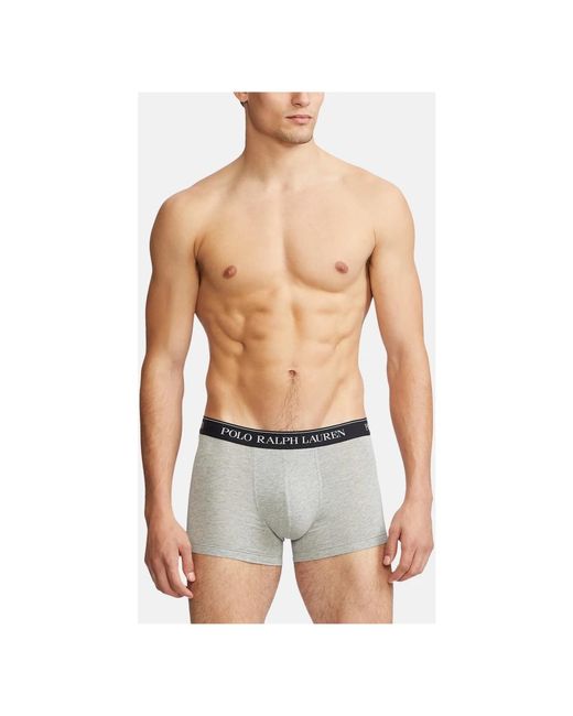 Ralph Lauren Komfort stretch trunks pack in Gray für Herren