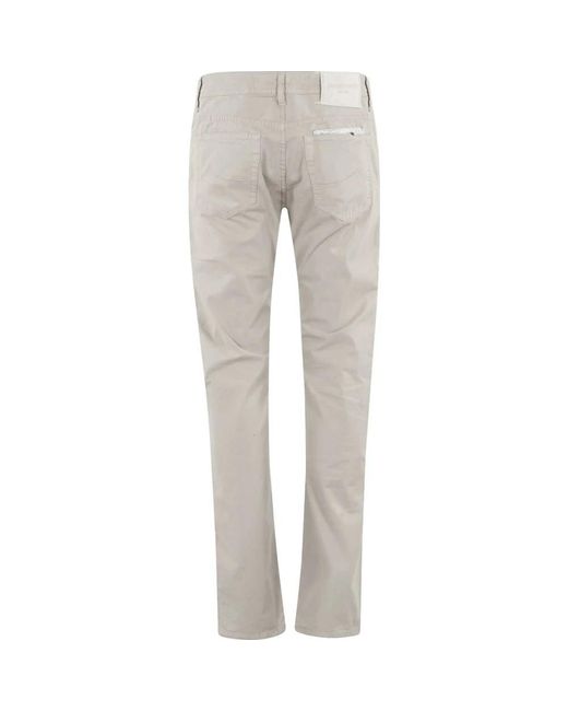 Jacob Cohen Gray Slim-Fit Trousers for men