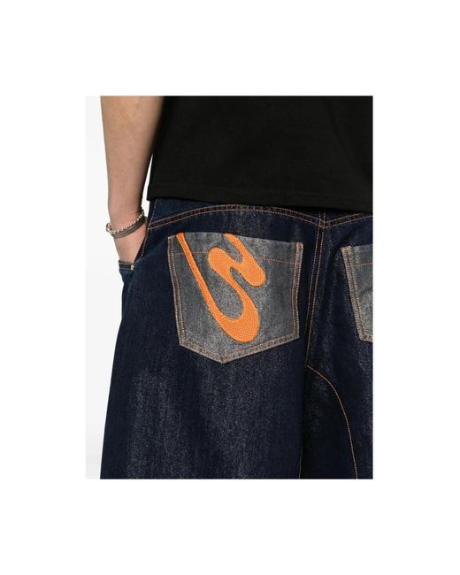 PDF Blue Denim Shorts for men