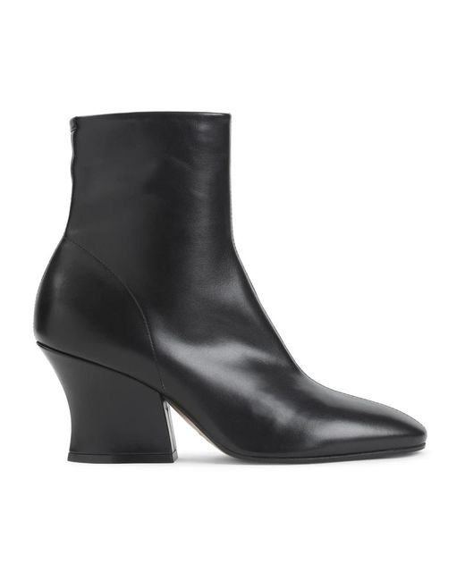 Jil Sander Black Lune Ankle Boot