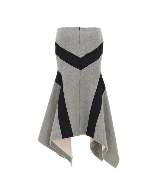 Midi Skirts The Attico en coloris Gray