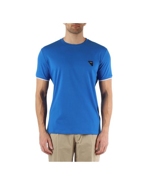 Sport collection: t-shirt in cotone slim fit di Antony Morato in Blue da Uomo