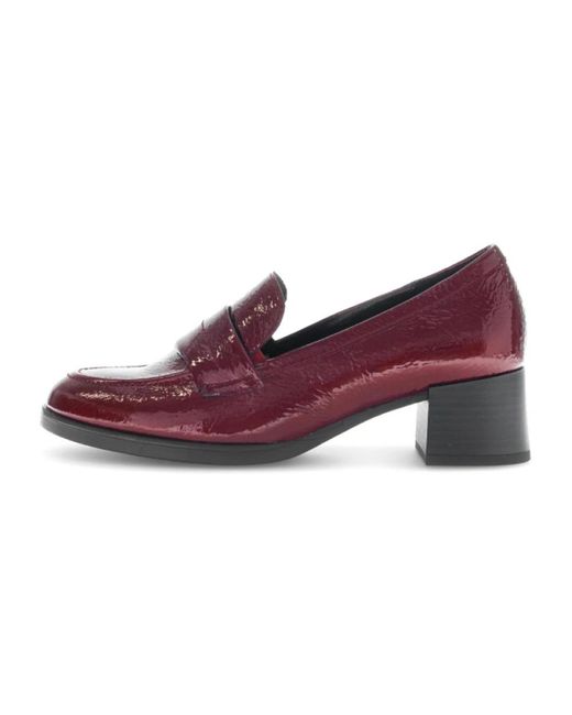 Gabor Purple Pumps Mit Hohem Blatt