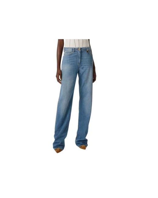 Elisabetta Franchi Blue Flare Jeans