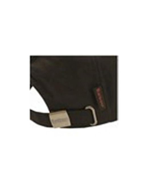 Barbour Accessoires ,Groen ,Katoen Gewaxte Katoenen Winterpet Met Klep in het Green