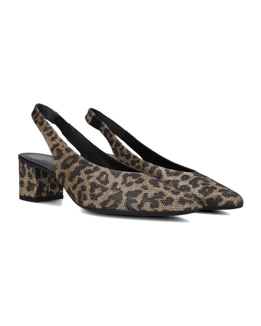 Unisa Brown Elegante Jensen Slingback Schuhe