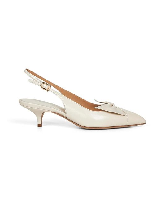 Ferragamo White Pumps