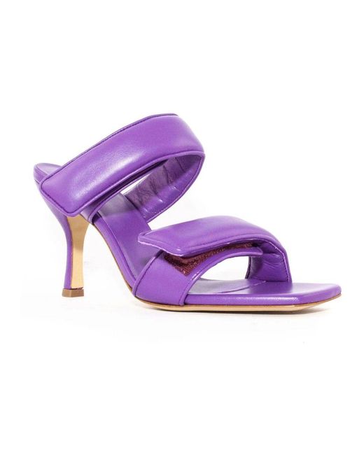 Gia Borghini Purple Maultiere