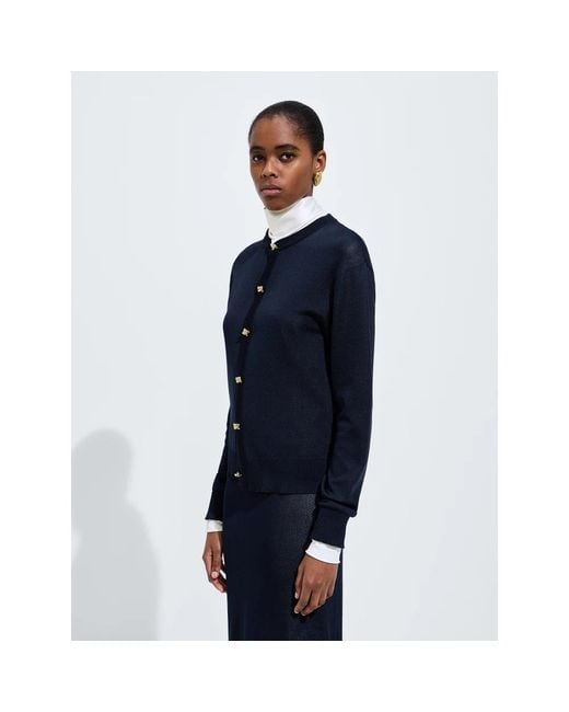 Bottega Veneta Blue Cardigans