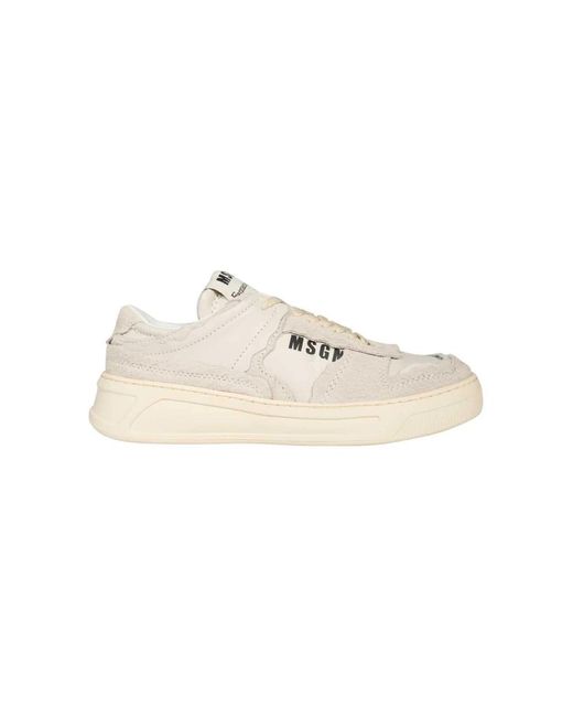 MSGM Natural Sneakers for men