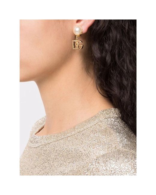 Dolce & Gabbana Metallic Elegante Oro Halskette Accessoires