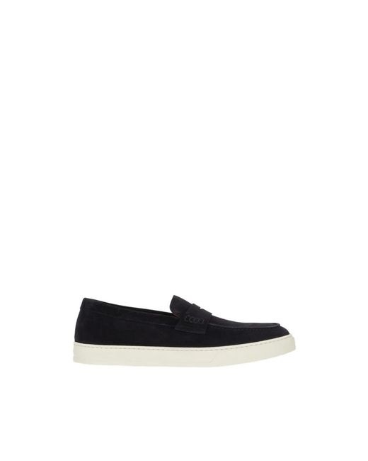 Doucal's Suede Loafer in het Blue voor heren