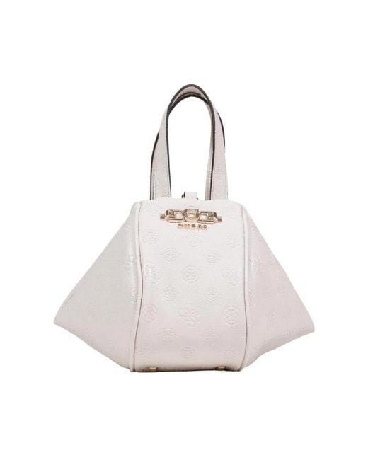 Guess White Handbags