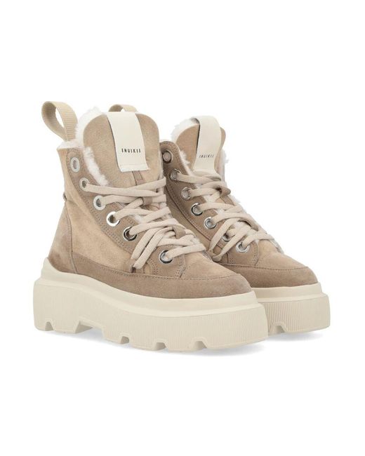 Inuikii Natural Lace-Up Boots