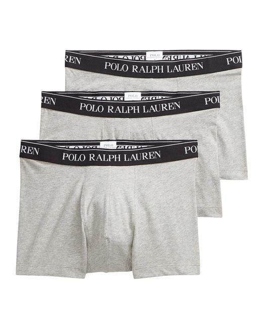 Ralph Lauren Komfort stretch trunks pack in Gray für Herren