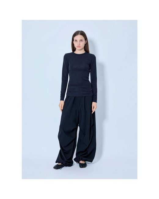 Rohe Blue Round-Neck Knitwear