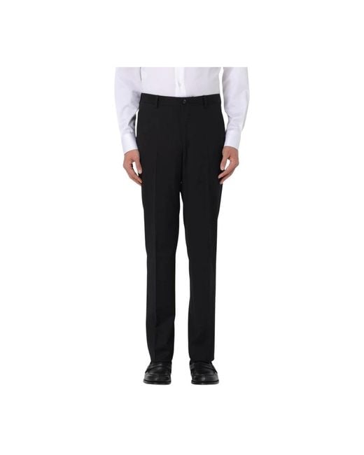 Suit Trousers Giorgio Armani de hombre de color Black