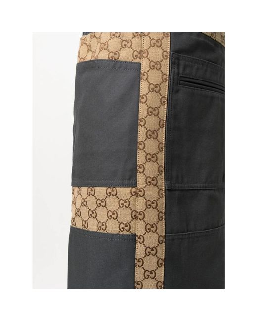 Gucci Gray Wide Trousers for men