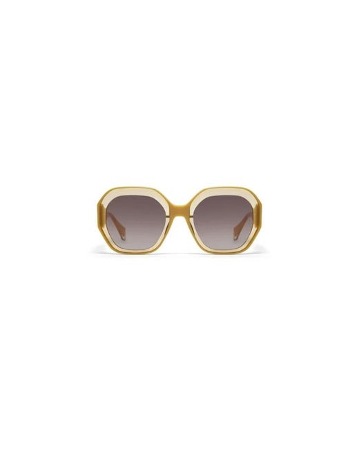 Gigi Studios Metallic Sunglasses