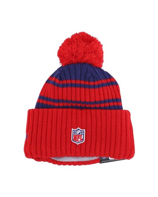 KTZ Accessoires ,Veelkleurig ,Nfl Pom Pom Sport Knit Hat in het Red voor heren