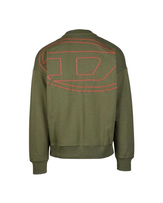 DIESEL Green Sweatshirts for men