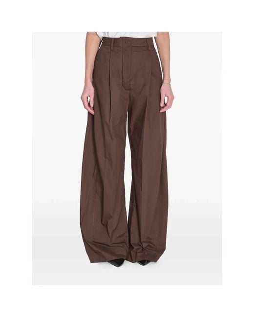 Thelatest Brown Wide Trousers