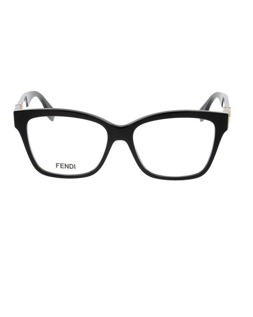 Fendi Accessoires ,Zwart ,Stijlvolle Zonnebril Met Uniek Design in het Black