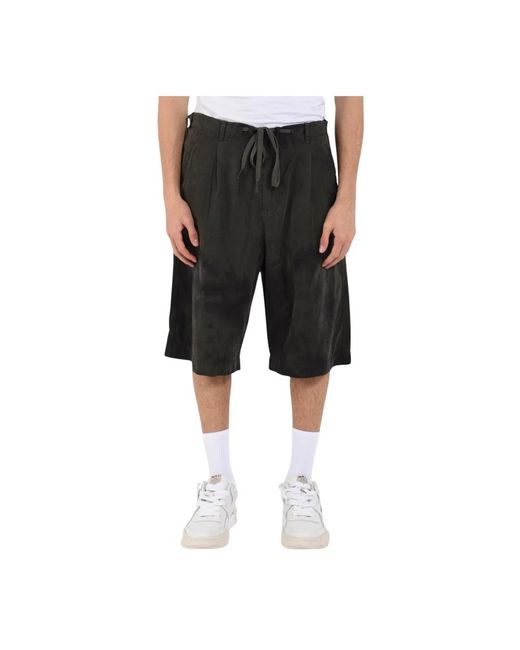 Andrea Ya'aqov Black Casual Shorts for men