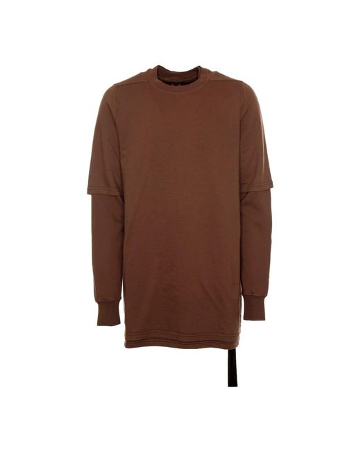 Long Sleeve Tops Rick Owens de hombre de color Brown