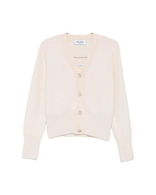 Jean Femme Blugirl Blanc Paillettes Argent/noir - Taille 40 Jambes Droites | Jean Tendance Bas Taille Basse