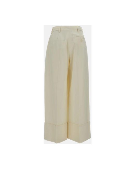 Simone Rocha Natural Wide Trousers