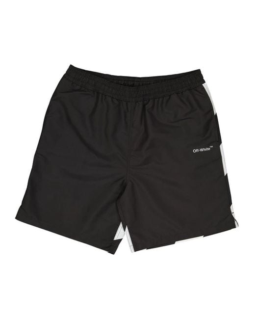 Shorts > casual shorts Off-White c/o Virgil Abloh pour homme en coloris Black